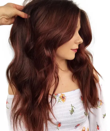 7. Soft Cinnamon Brown Hair
