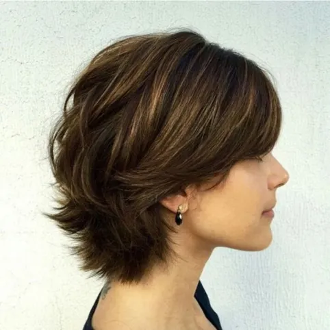 3. Layered Haircut for Thick Hair
