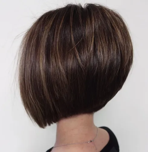 13. Sleek Rounded Inverted Bob