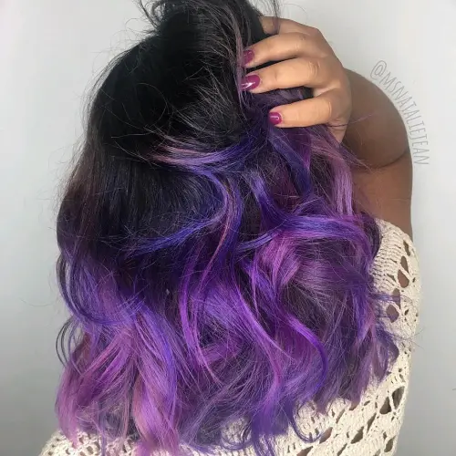 4. Bright Purple Waves
