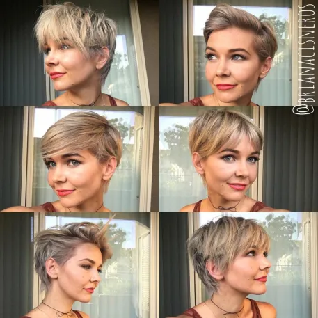 10. Long Choppy Pixie Hairstyles
