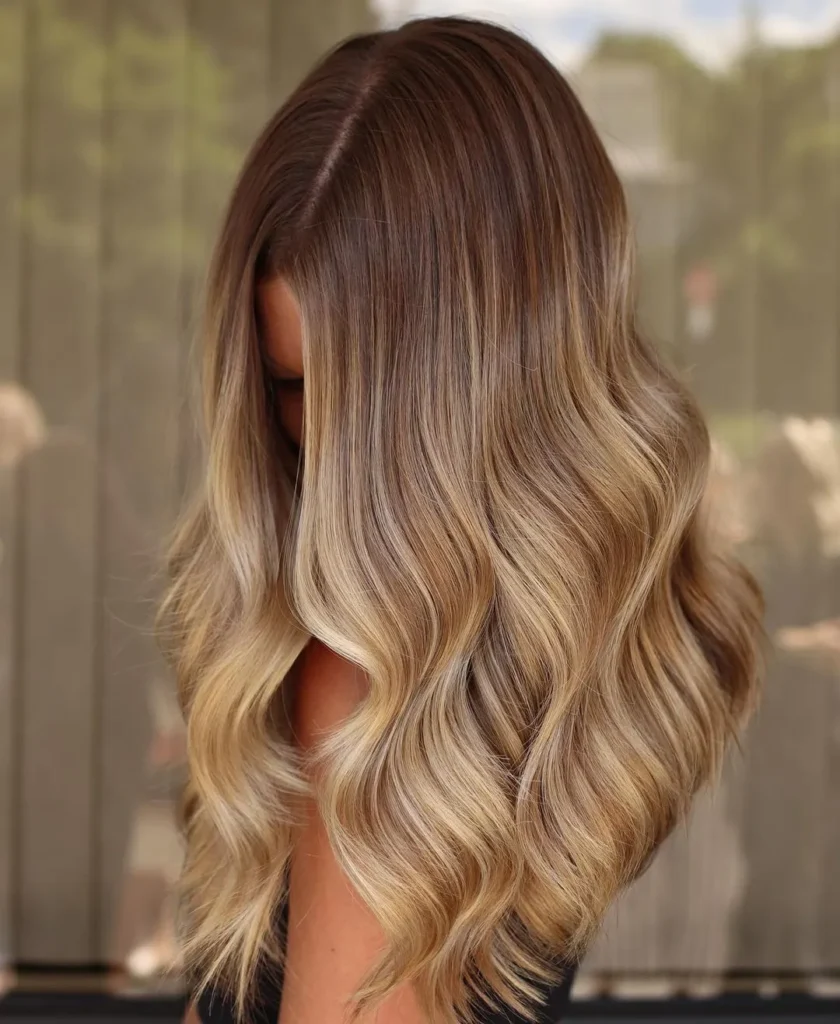 4. Blonde Caramel Balayage
