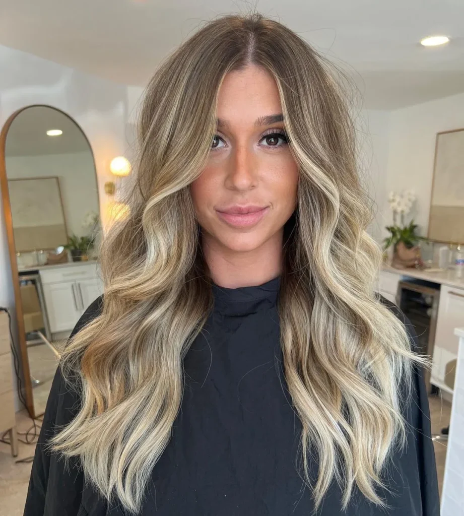 5. Expensive Blonde Face-Framing Balayage
