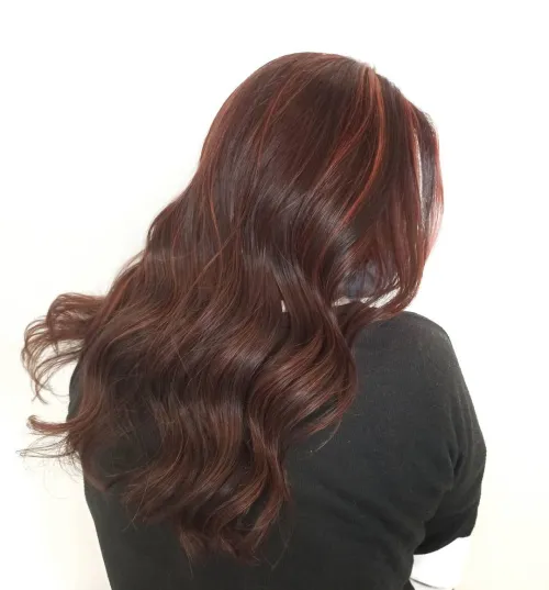 5. Dark Mahogany with Copper Highlights
