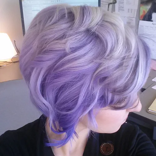 3. Light Lavender Locks
