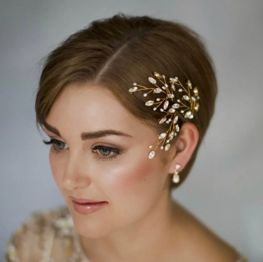 8. Long Pixie Style for Prom
