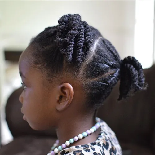 8. Shorter Twists for African American Girls
