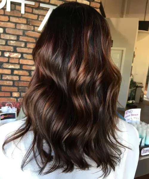 9. Dimensional Copper Balayage
