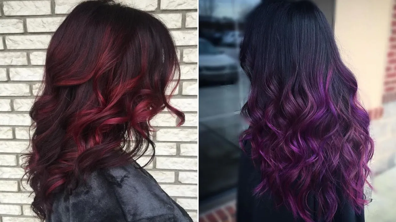 Lavender Ombre Hair and Purple Ombre