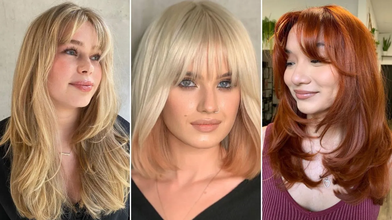 13 Variations of Bangs for Round Face Shapes to Try in 2024