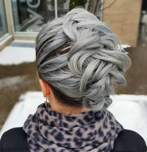 11. Pretty Grey Plait
