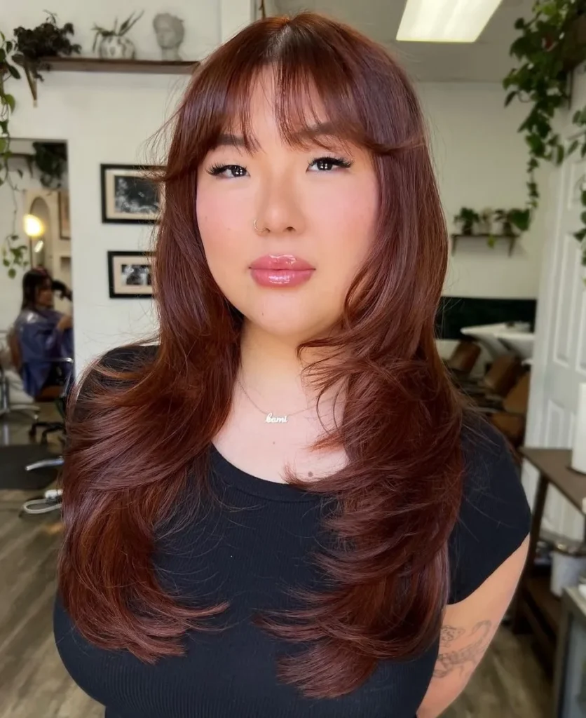 Korean bangs hairstyle