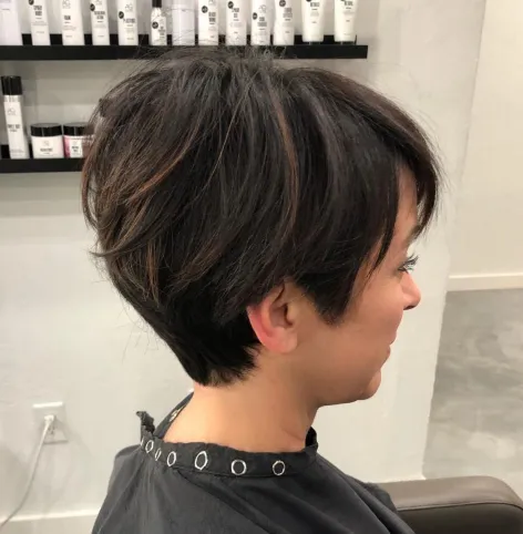 8. Elongated Pixie with Long Layers
