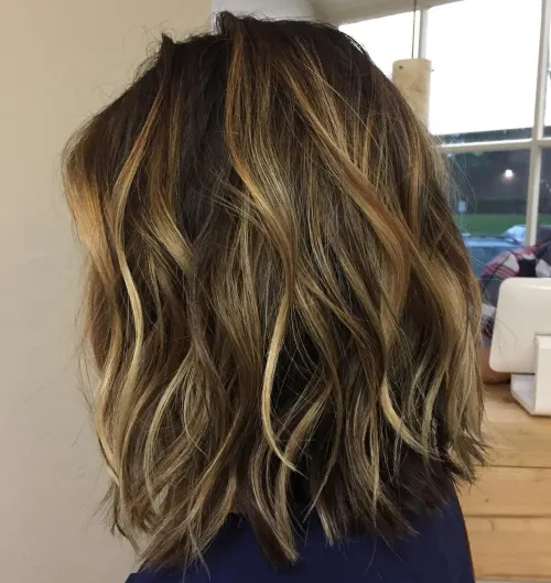 12. Lob with Long Wavy Layers
