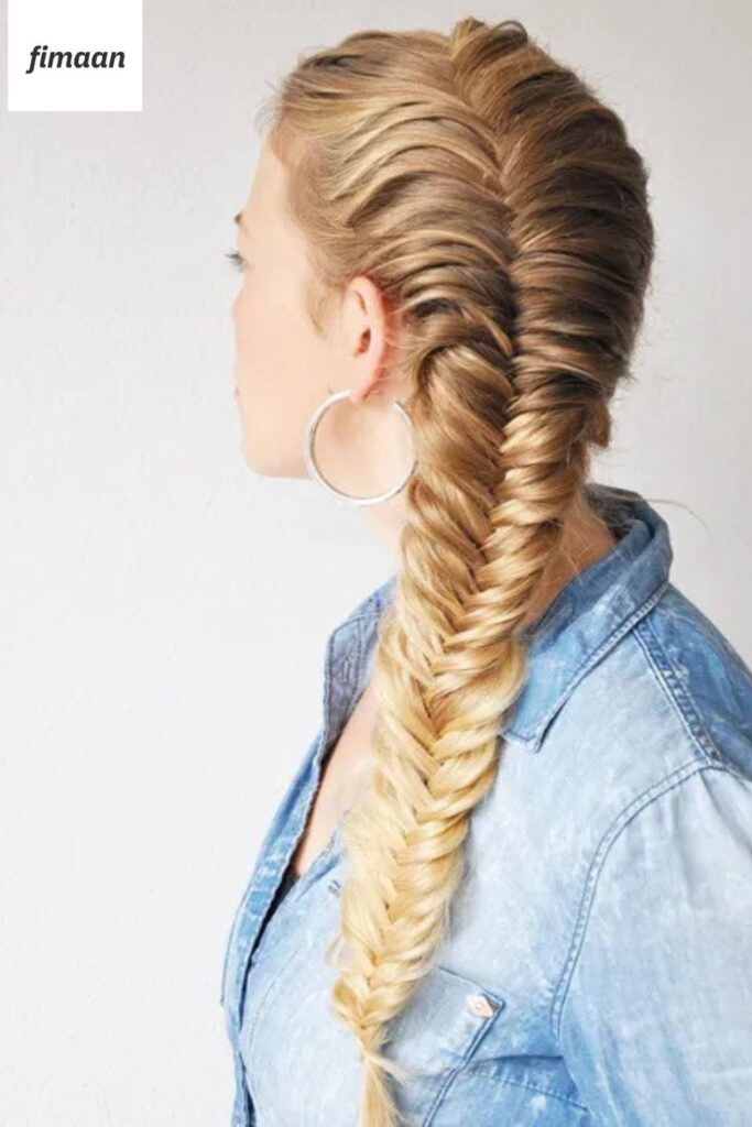 5. Woven Fishtail Braid