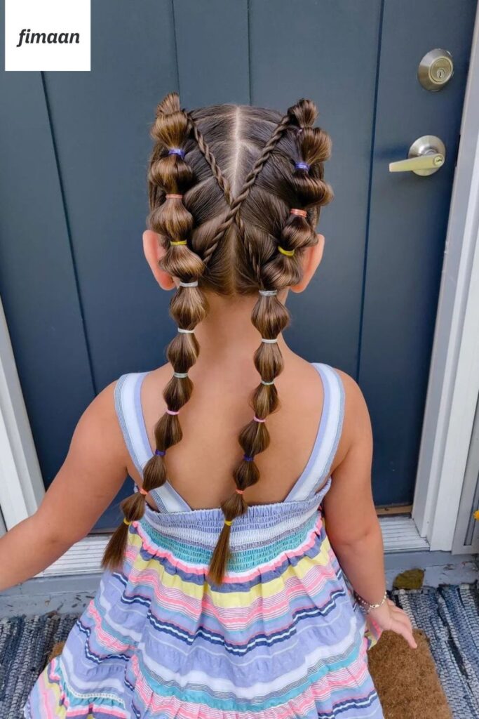 11. Bubble Braided Hairstyle