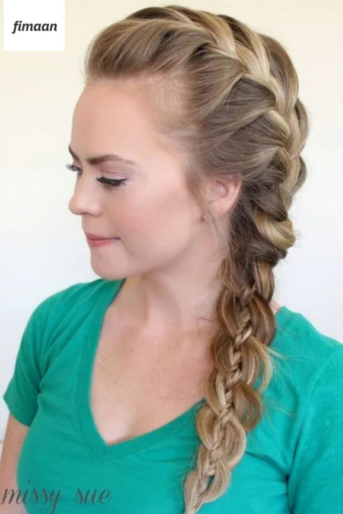 16. Diagonal Side Braid