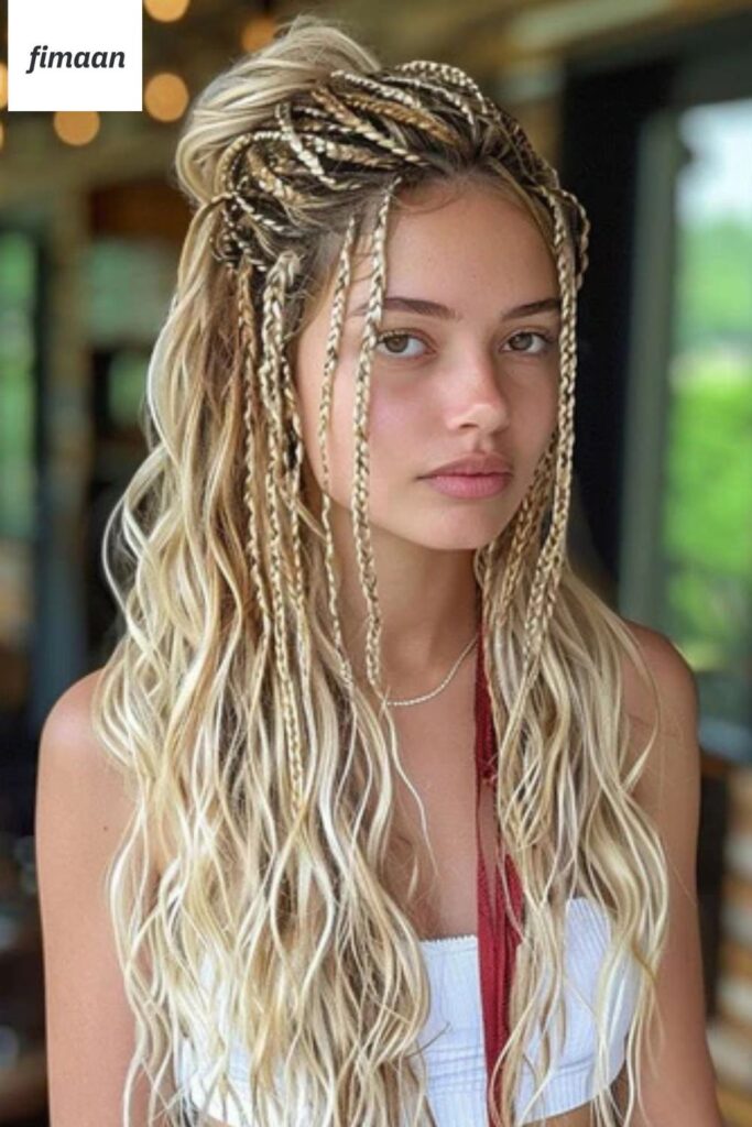 10. Bohemian Braids and Beach Waves