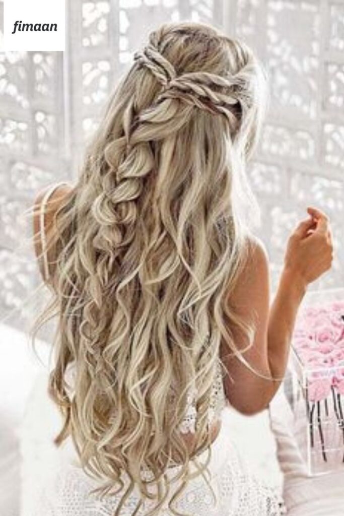 9. Boho Braided Wedding Hairstyle