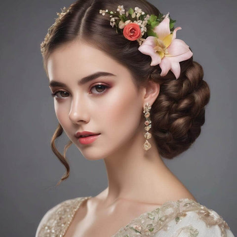 Classic Twist with Floral Accent