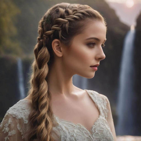Romantic Waterfall Braid